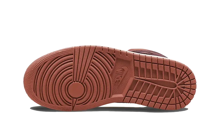Air Jordan 1 Mid Dusty Peach Night Maroon Air Jordan