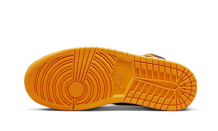 Air Jordan 1 Mid Fat Tongue Black Orange Air Jordan