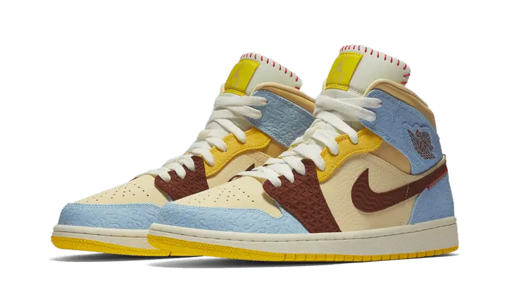 Air Jordan 1 Mid Fearless Maison Chateau Rouge Air Jordan