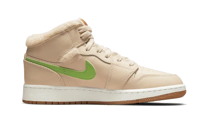 Air Jordan 1 Mid Fleece Pearl White Air Jordan