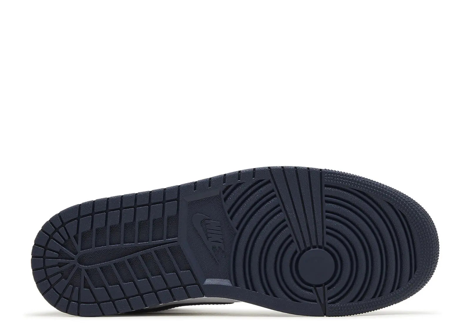 Air Jordan 1 Mid Football Grey White Midnight Navy Air Jordan