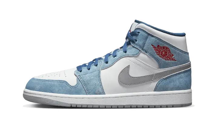 Air Jordan 1 Mid French Blue Fire Red Air Jordan