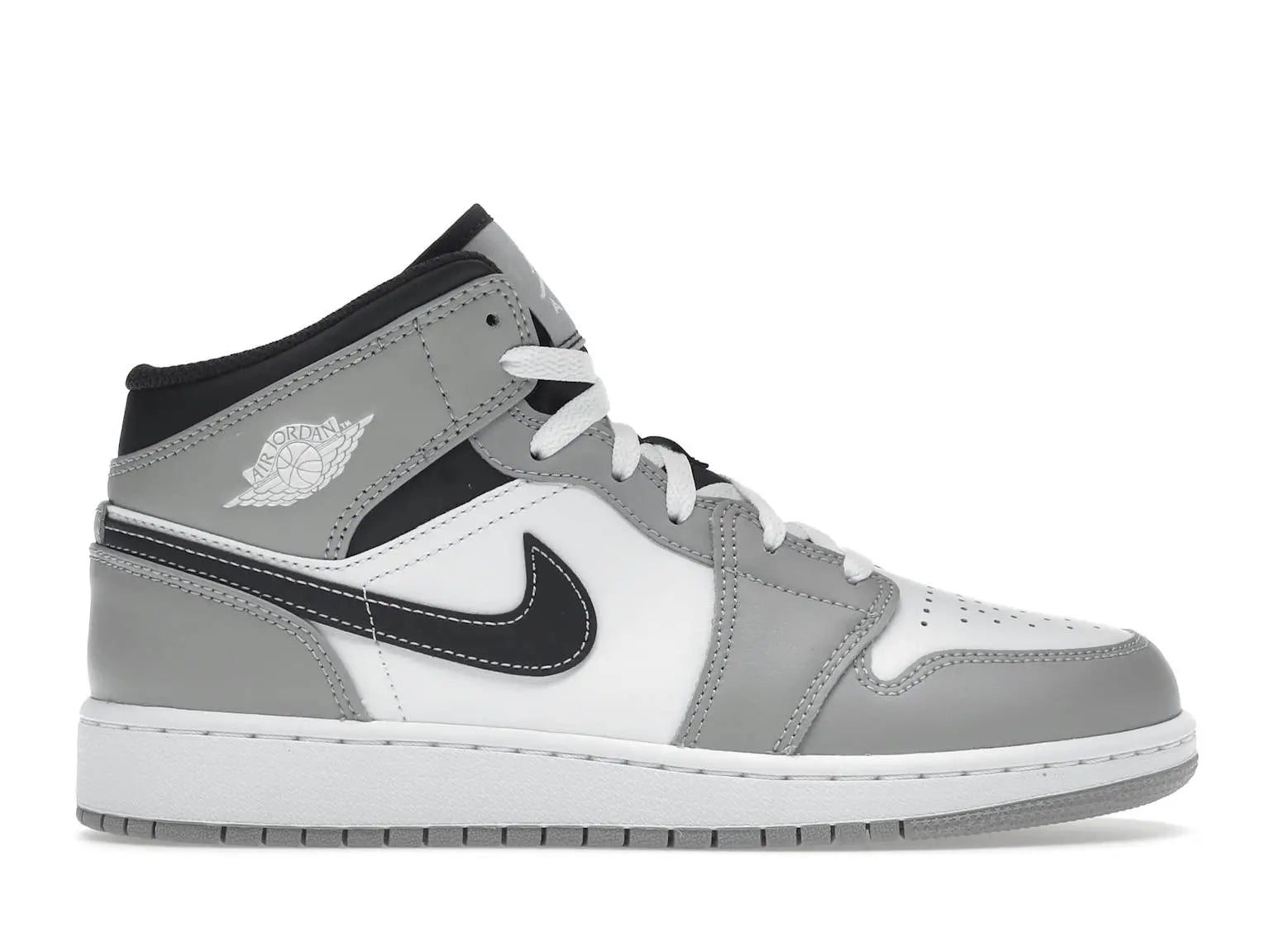 Air Jordan 1 Mid Light Smoke Grey (Ado) Air Jordan