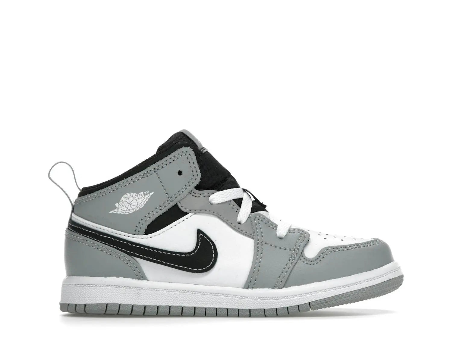 Air Jordan 1 Mid Light Smoke Grey (Bébé) Air Jordan