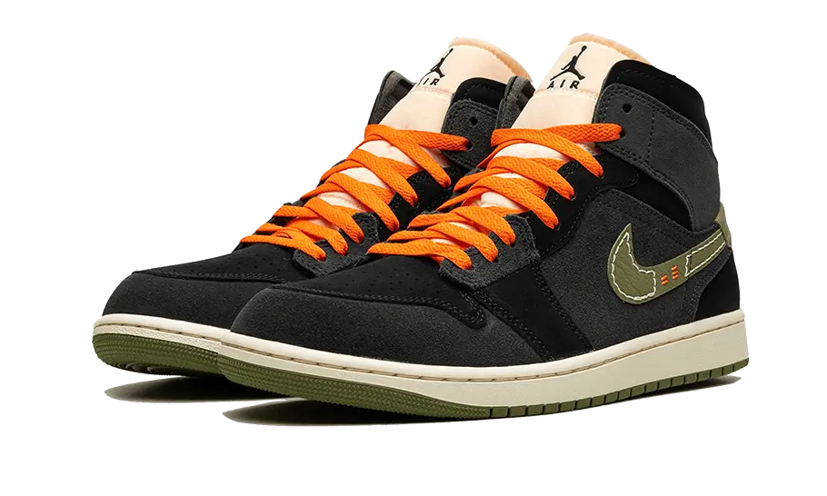 Air Jordan 1 Mid SE Craft Anthracite Light Olive Air Jordan