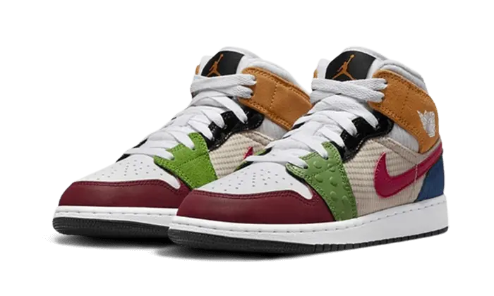 Air Jordan 1 Mid Se Patchwork Air Jordan