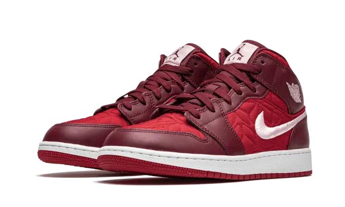 Air Jordan 1 Mid Se Red Quilt Air Jordan