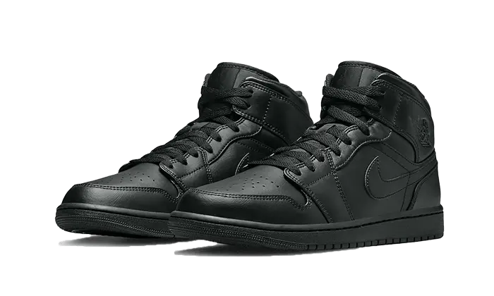 Air Jordan 1 Mid Triple Black (2022) VOSneakers