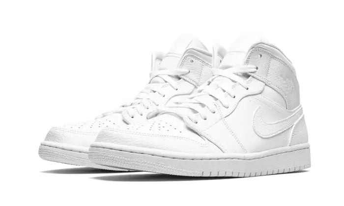 Air Jordan 1 Mid Triple White (2020) VOSneakers
