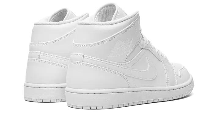 Air Jordan 1 Mid Triple White (2022) VOSneakers