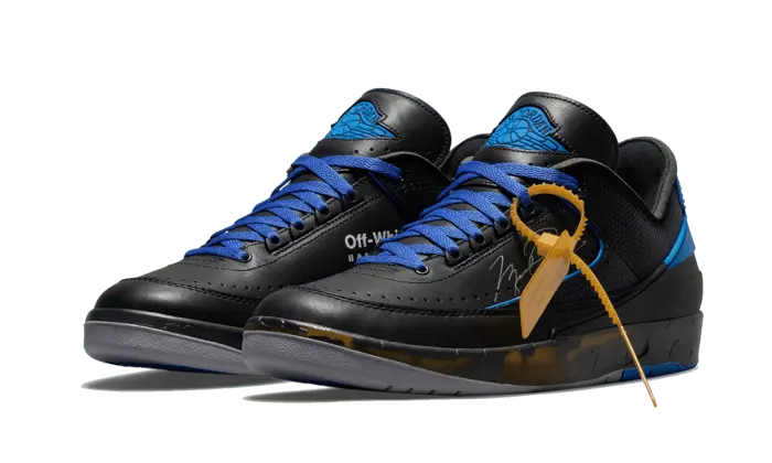 Air Jordan 2 Retro Low SP Off-White Black Blue Air Jordan
