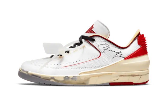 Air Jordan 2 Retro Low Sp Off White White Red Air Jordan