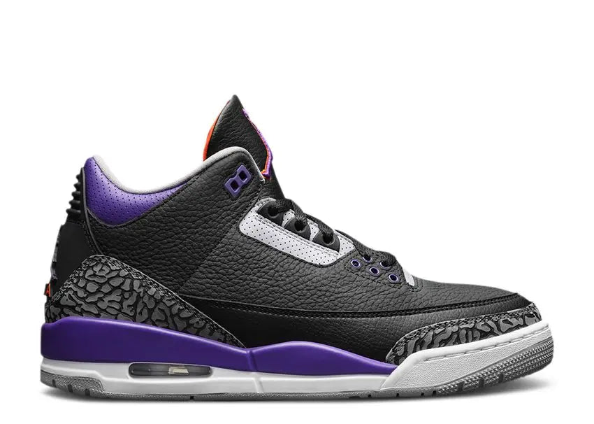 Air Jordan 3 Retro Black Court Purple Air Jordan