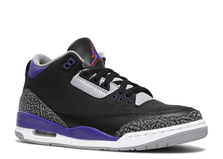 Air Jordan 3 Retro Black Court Purple Air Jordan