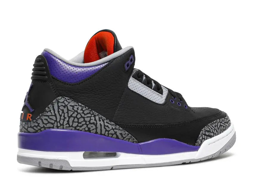 Air Jordan 3 Retro Black Court Purple Air Jordan