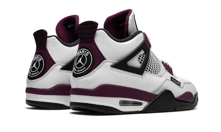Air Jordan 4 PSG Neutral Grey Bordeaux VOSneakers