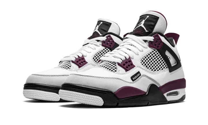 Air Jordan 4 PSG Neutral Grey Bordeaux VOSneakers