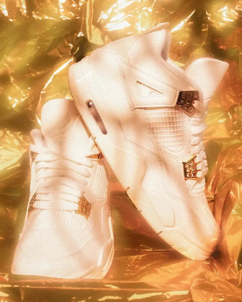 Air Jordan 4 Sail Metallic Gold VOSneakers
