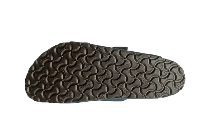 Birkenstock Arizona Natural Leather Blue Birkenstock