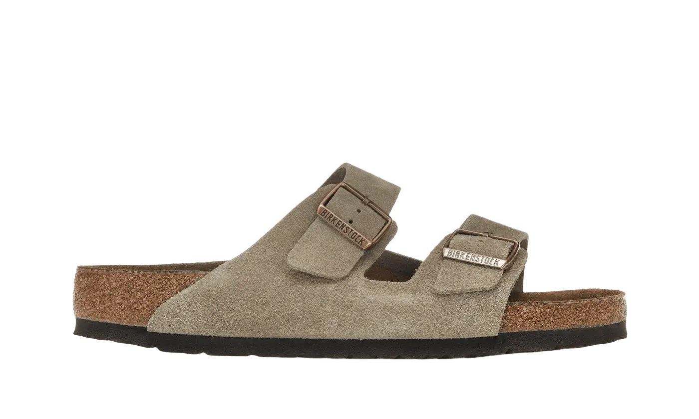 Birkenstock Arizona Soft Footbed Suede Taupe VOSneakers