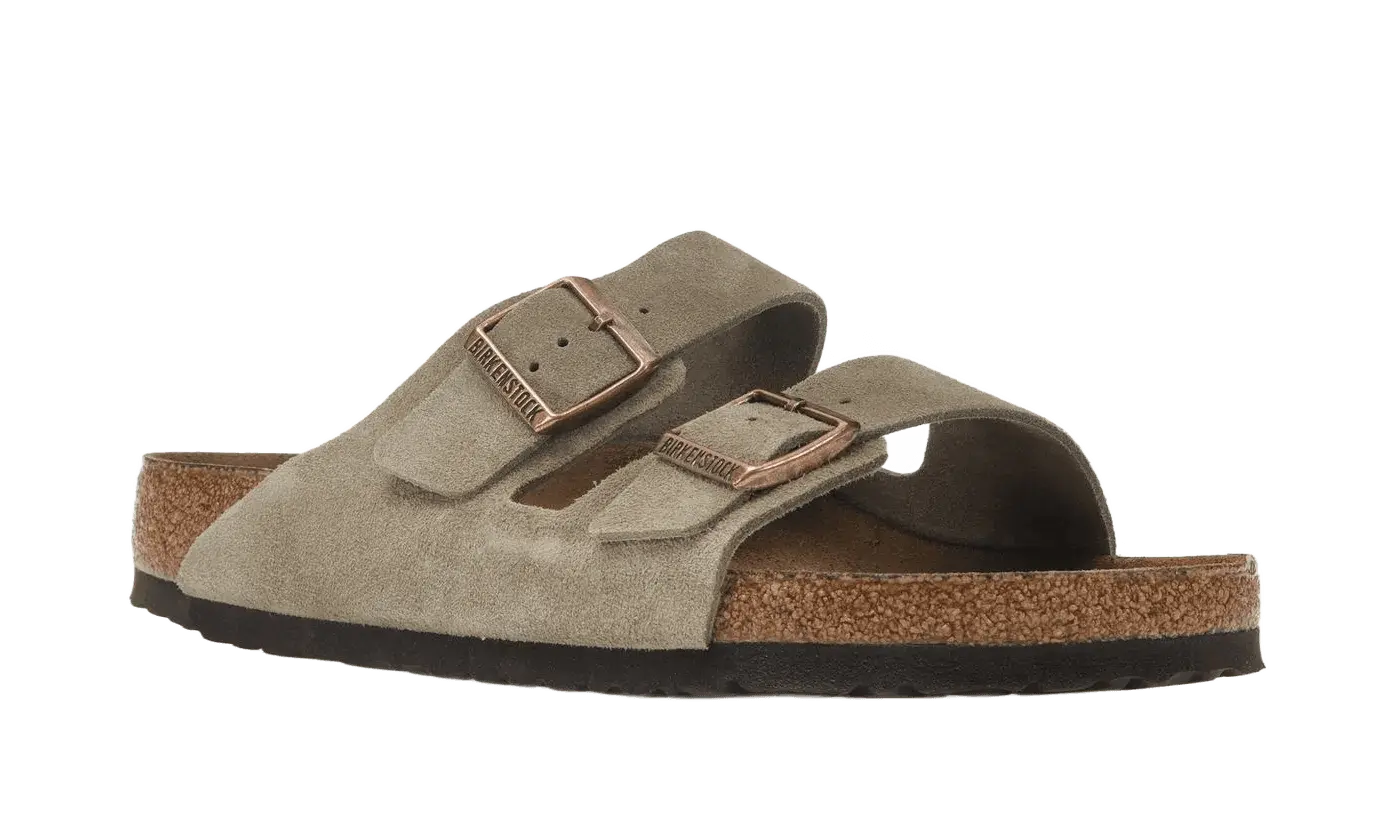 Birkenstock Arizona Soft Footbed Suede Taupe VOSneakers