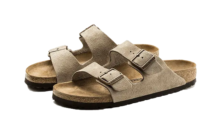 Birkenstock Arizona Suede Leather Taupe Birkenstock