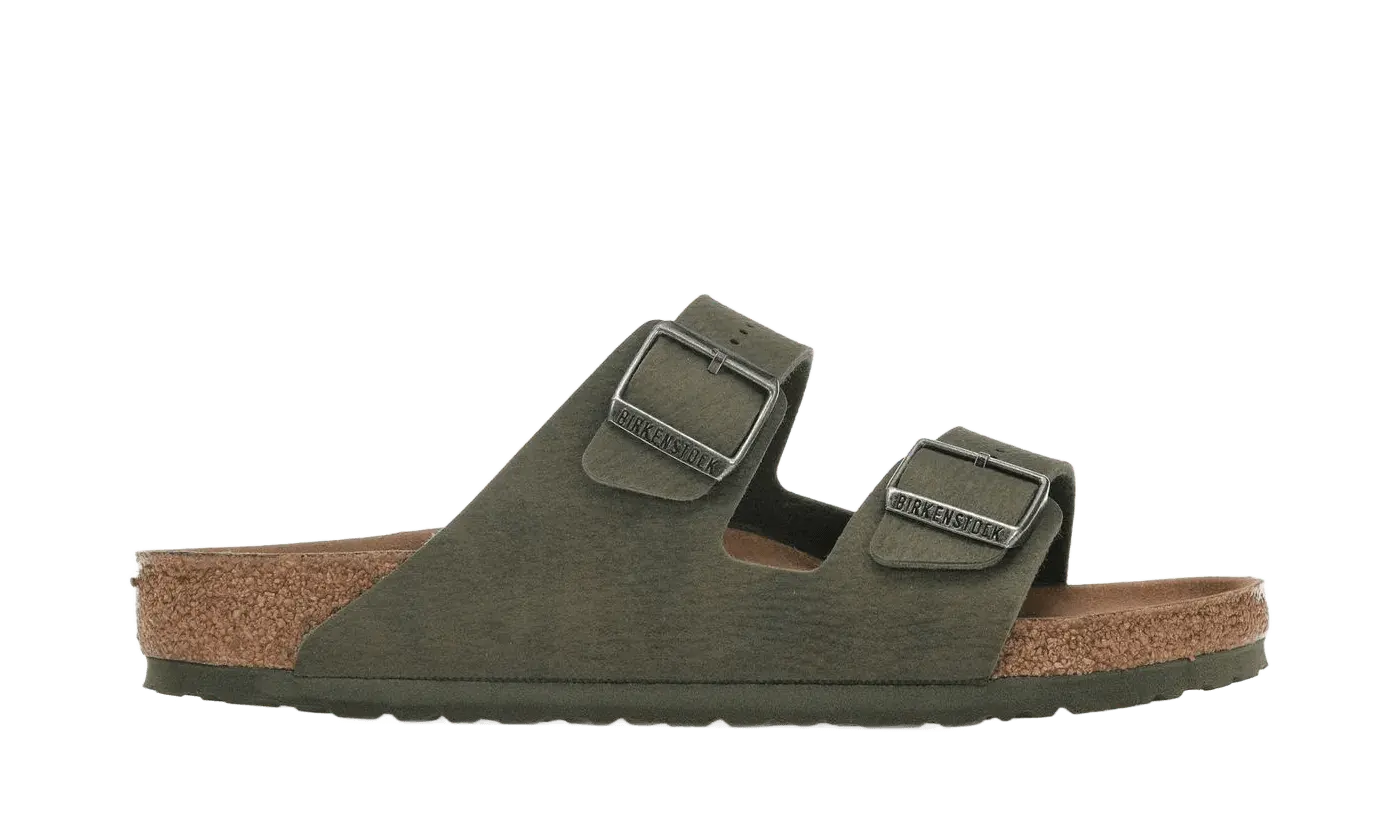 Birkenstock Arizona Vegan Microfiber Desert Dust Thyme VOSneakers