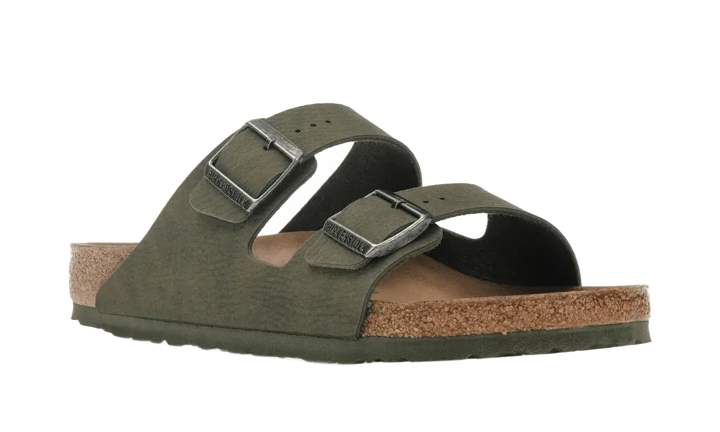 Birkenstock Arizona Vegan Microfiber Desert Dust Thyme VOSneakers