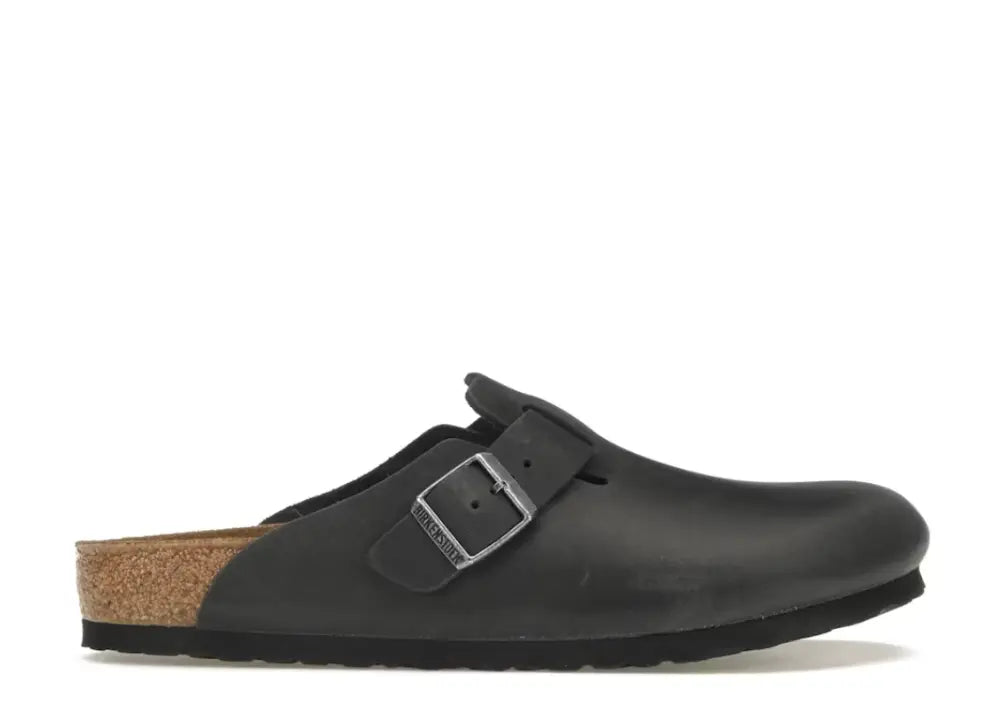 Birkenstock Boston Oiled Leather Black Birkenstock