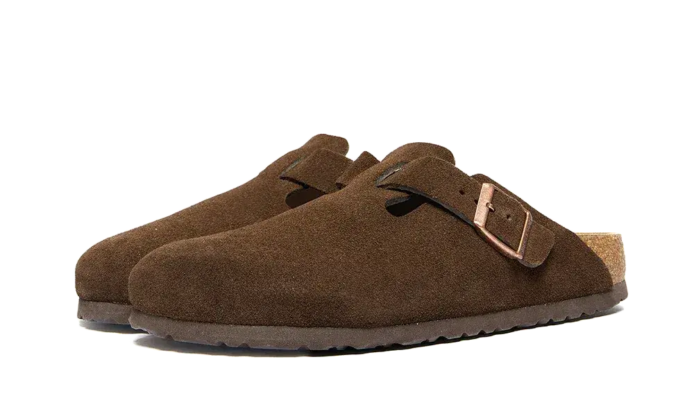 Birkenstock Boston Soft Footbed Suede Mocha Birkenstock