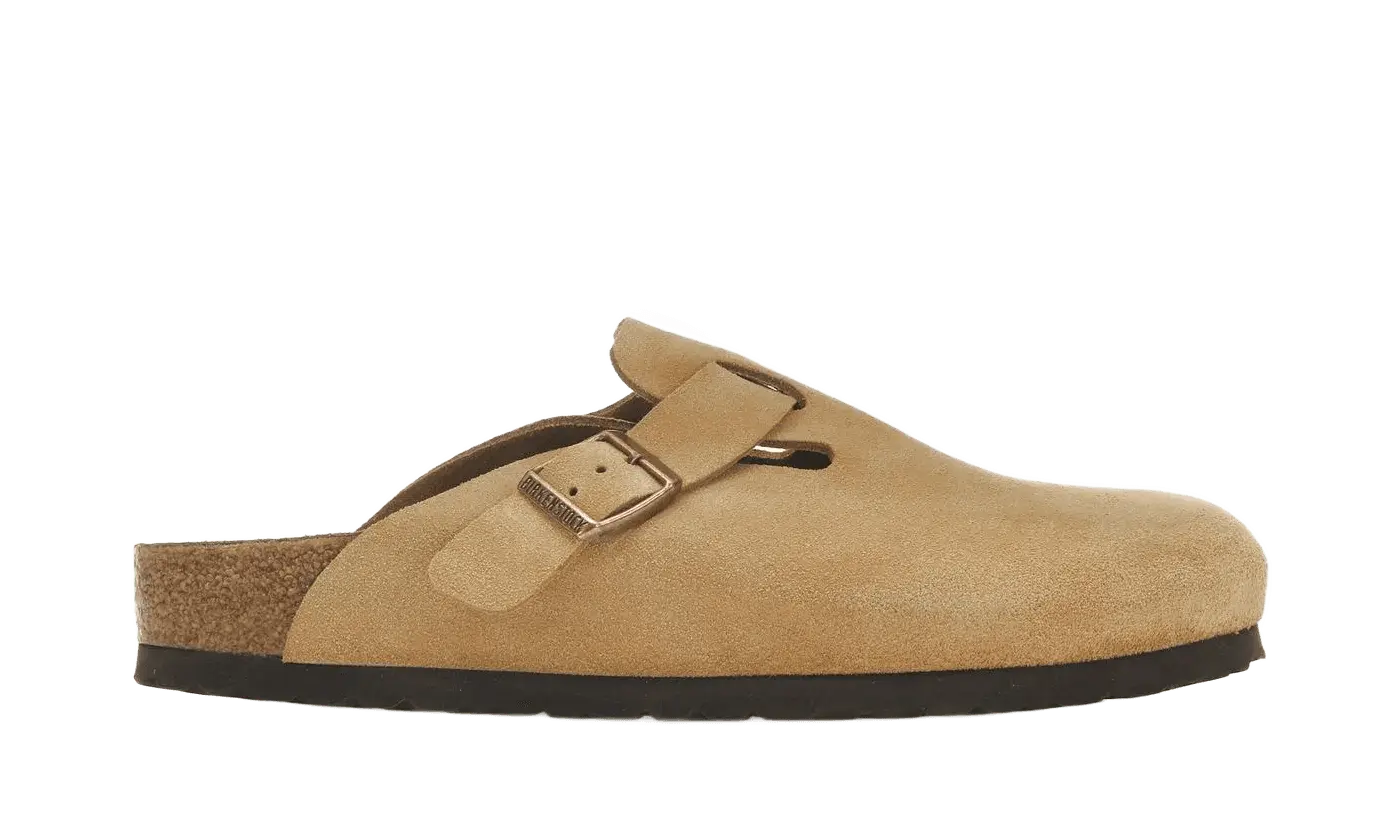 Birkenstock Boston Suede Latte Cream VOSneakers