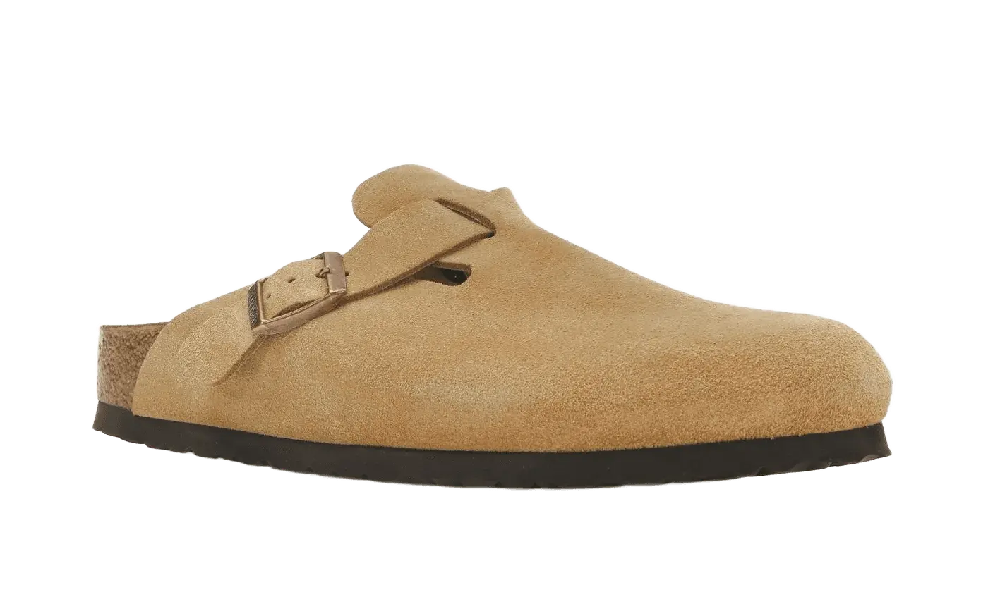 Birkenstock Boston Suede Latte Cream VOSneakers