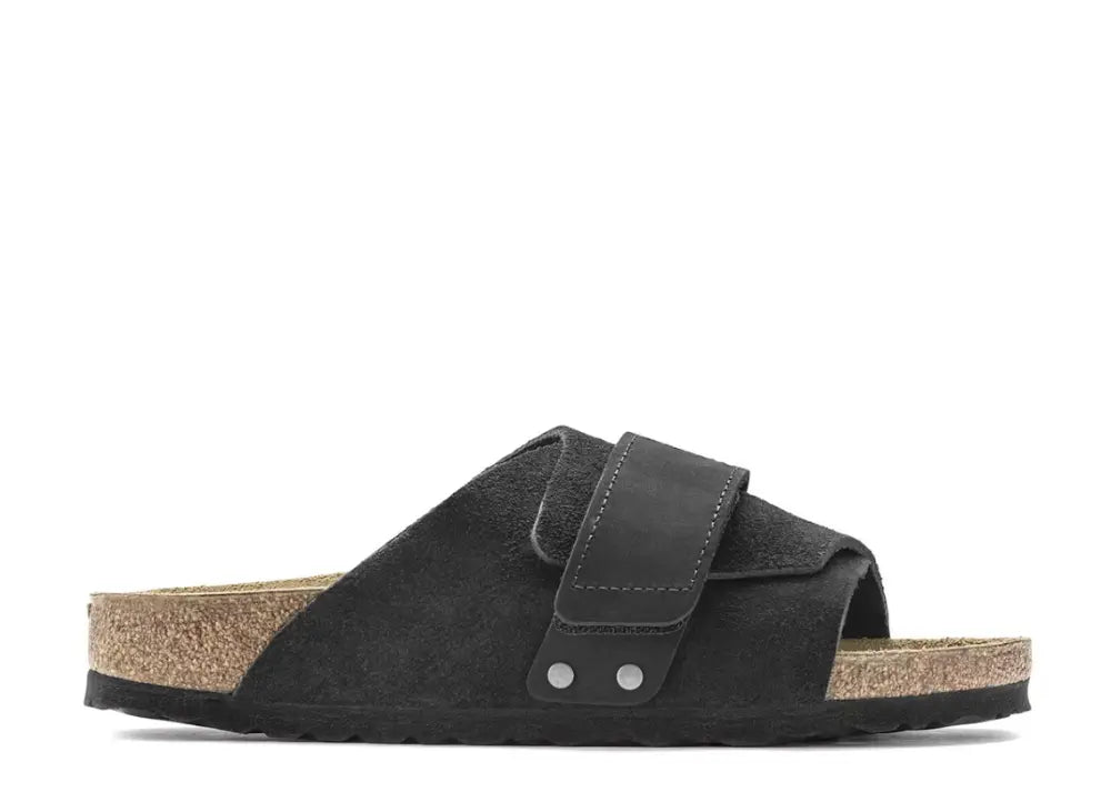 Birkenstock Kyoto Nubuck Suede Black Birkenstock