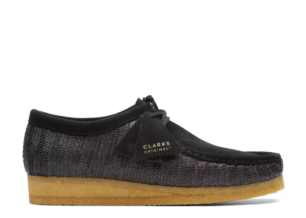 Clarks Originals Wallabee Black Raffia Txt Clarks