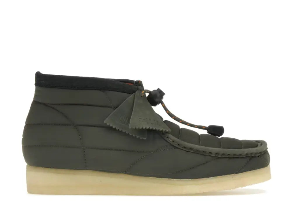 Clarks Originals Wallabee Boot Khaki Quilted Clarks