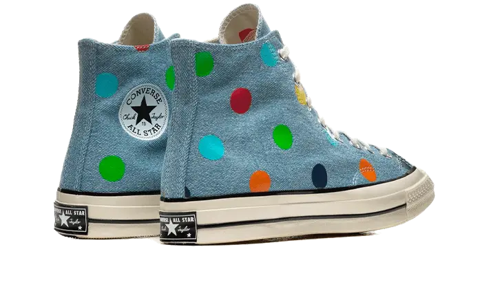 Converse Chuck Taylor All-Star 70s Hi Golf Wang Denim Polka Dots VOSneakers