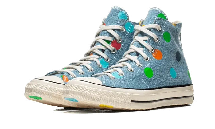Converse Chuck Taylor All-Star 70s Hi Golf Wang Denim Polka Dots VOSneakers