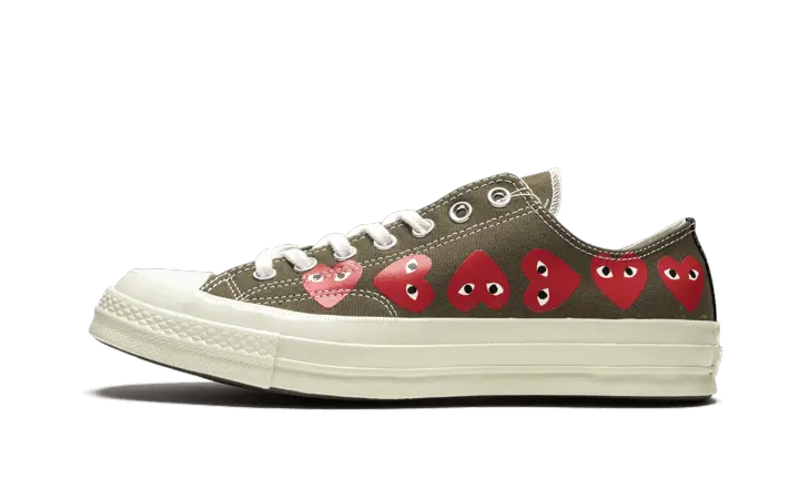 Converse Chuck Taylor All-Star 70s Ox Comme des Garçons PLAY Multi Heart Green VOSneakers