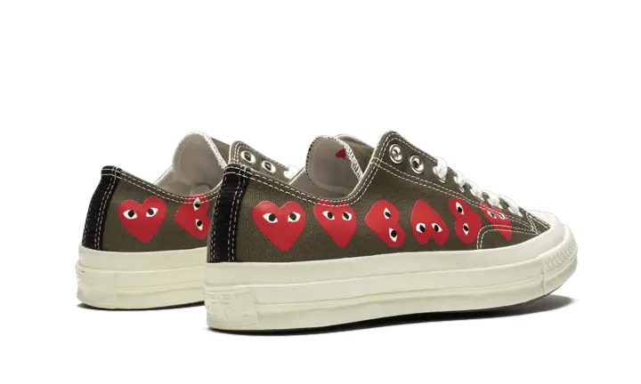 Converse Chuck Taylor All-Star 70s Ox Comme des Garçons PLAY Multi Heart Green VOSneakers