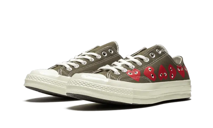 Converse Chuck Taylor All-Star 70s Ox Comme des Garçons PLAY Multi Heart Green VOSneakers