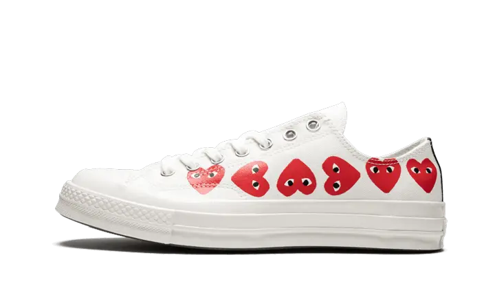 Converse Chuck Taylor All-Star 70s Ox Comme des Garçons PLAY Multi-Heart White VOSneakers