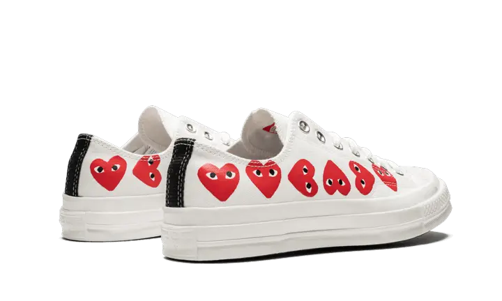 Converse Chuck Taylor All-Star 70s Ox Comme des Garçons PLAY Multi-Heart White VOSneakers
