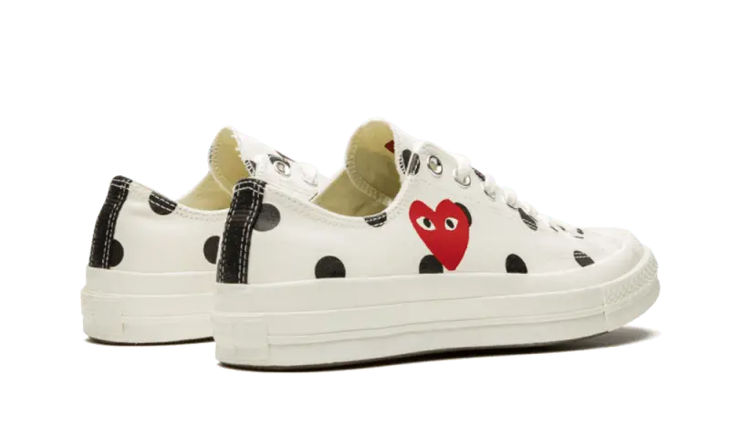 Converse Chuck Taylor All-Star 70s Ox Comme des Garçons PLAY Polka Dot White Converse