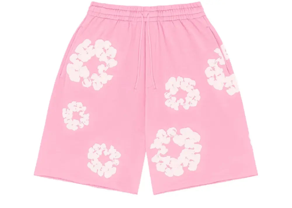 Denim Tears The Cotton Wreath Shorts Pink Denim Tears
