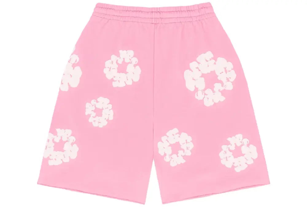 Denim Tears The Cotton Wreath Shorts Pink Denim Tears