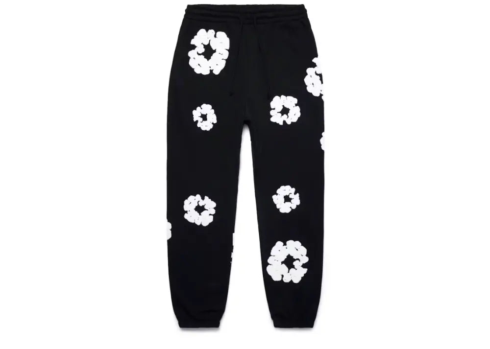 Denim Tears The Cotton Wreath Sweatpants Black Denim Tears