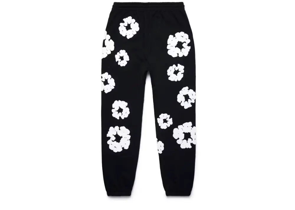 Denim Tears The Cotton Wreath Sweatpants Black Denim Tears