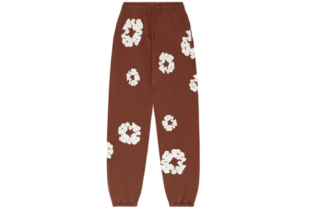 Denim Tears The Cotton Wreath Sweatpants Brown Denim Tears