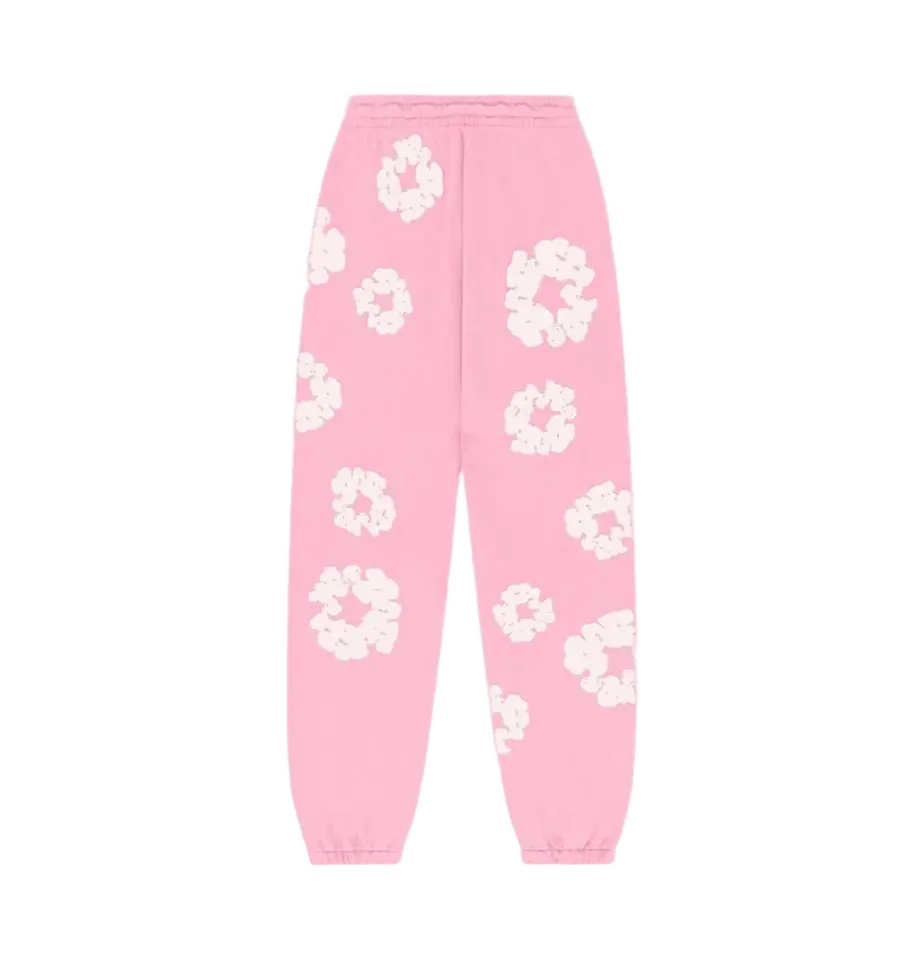 Denim Tears The Cotton Wreath Sweatpants Pink VOSneakers