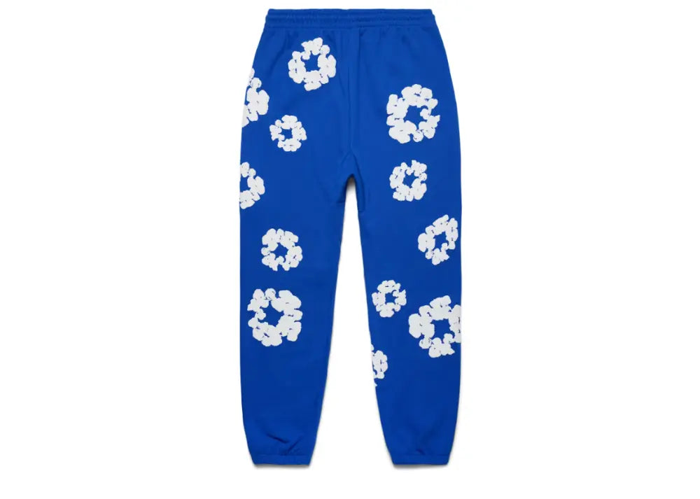 Denim Tears The Cotton Wreath Sweatpants Royal Blue Denim Tears